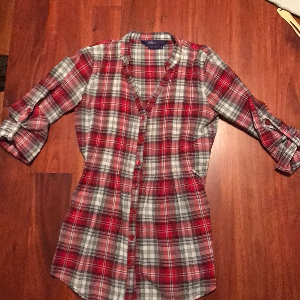 Plaid top